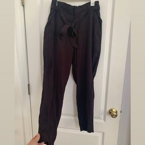 Old Navy high waisted straight leg pants in plum/ dark purple
